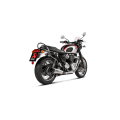 Akrapovic Slip-On Exhaust for Triumph Bonneville T120 and T100 Akrapovic Slip-On Exhaust for Triumph Bonneville T120 and T100
